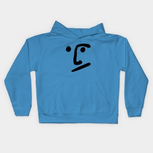 Disappointed face Kids Hoodie